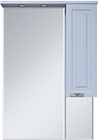 Misty Зеркальный шкаф Терра 70 R серый